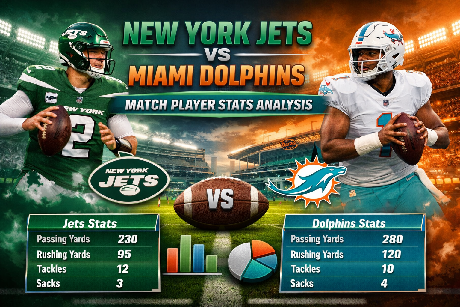 New York Jets vs Miami Dolphins Match Player Stats